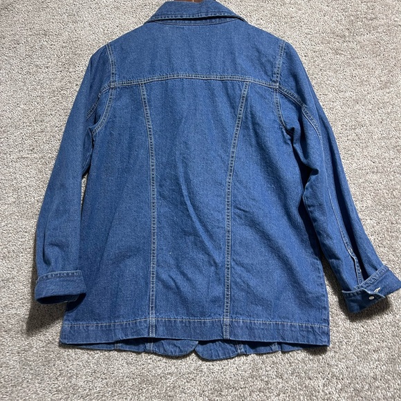 Turtle Bay New York Woman’s Button Down Jacket Shirt Denim Jean Size Small - Picture 8 of 9